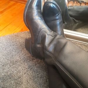 🇨🇦Cowboy boots black Alberta Boots size 7 1/2